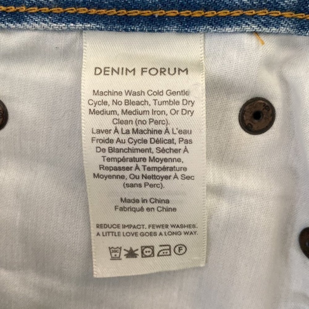 ❗️SOLD❗️Aritzia Denim Forum Distressed Ex Boyfriend Jeans Size 28 - Picture 11 of 12
